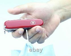 Victorinox Swiss Army Knife Red Multitool 33 Functions Scissor Screwdriver 91 MM