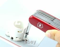 Victorinox Swiss Army Knife Red Multitool 33 Functions Scissor Screwdriver 91 MM