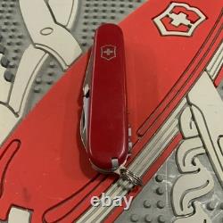 Victorinox Swiss Army Knife Red Scientist 91mm Very Clean Good Snap