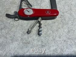 Victorinox Swiss Army Knife Red Timekeeper 91mm Roman Numerals Mint With Pouch