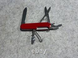 Victorinox Swiss Army Knife Red Timekeeper 91mm Roman Numerals Mint With Pouch