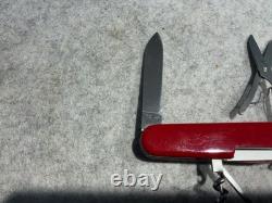 Victorinox Swiss Army Knife Red Timekeeper 91mm Roman Numerals Mint With Pouch