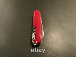 Victorinox Swiss Army Knife Red Yeoman Very Clean Rare 91mm