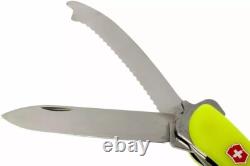 Victorinox Swiss Army Knife Rescue Tool Florescent Yellow w Red Sheath SEALED