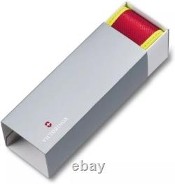 Victorinox Swiss Army Knife Rescue Tool Florescent Yellow w Red Sheath SEALED