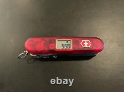 Victorinox Swiss Army Knife Ruby Red Altimeter Plus New in Box Engraved