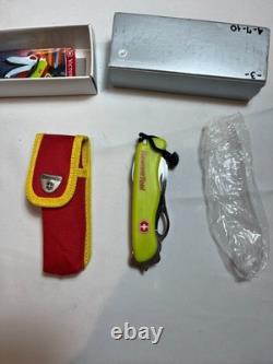 Victorinox Swiss Army Knife Sta Glo Rescue Tool Berm Police With Pouch New In Box