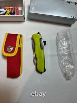 Victorinox Swiss Army Knife Sta Glo Rescue Tool Berm Police With Pouch New In Box