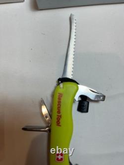 Victorinox Swiss Army Knife Sta Glo Rescue Tool Berm Police With Pouch New In Box
