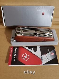 Victorinox Swiss Army Knife Swiss Champ Hardwood 53526 With Case