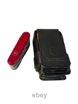 Victorinox Swiss Army Knife SwissChamp Sos Kit 4.0567 Leather Pouch