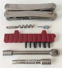 Victorinox Swiss Army Knife, SwissTool Spirit Plus Ratchet & Pouch 3.0236. L NIB
