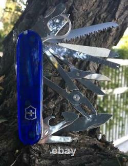 Victorinox Swiss Army Knife, Swisschamp, Sapphire, Victorinox 53507, New In Box