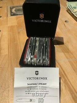 Victorinox Swiss Army Knife, Swisschamp XAVT, Ruby Red, 1.6795. XAVT, New In Box