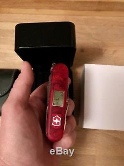 Victorinox Swiss Army Knife, Swisschamp XAVT Ruby Red 1.6795. XAVT New w Case