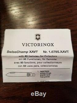 Victorinox Swiss Army Knife Swisschamp XAVT Ruby Red 1.6795. XAVT Pocketknife NEW