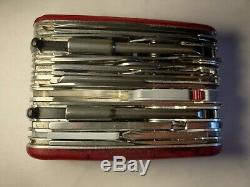 Victorinox Swiss Army Knife, Swisschamp XAVT, Ruby Red, 1.6795. XAVT, Used