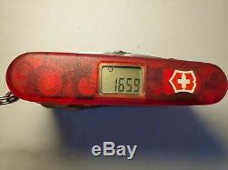 Victorinox Swiss Army Knife, Swisschamp XAVT, Ruby Red, 1.6795. XAVT, Used