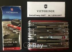 Victorinox Swiss Army Knife, Swisschamp XAVT, Ruby Red, 1.6795. XAVT, VN16795