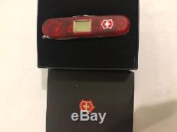 Victorinox Swiss Army Knife, Swisschamp XAVT, Ruby Red Knife, #53509, New In Box