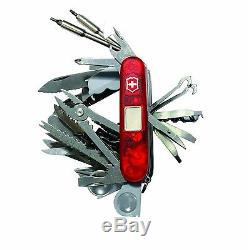 Victorinox Swiss Army Knife, Swisschamp XAVT Ruby Red Knife # 53509, New In Box