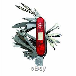 Victorinox Swiss Army Knife, Swisschamp XAVT, Ruby Red Knife # 53509, New In Box