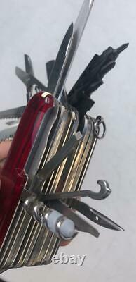 Victorinox Swiss Army Knife Swisschamp Xlt Ruby Red New In Box #000m2