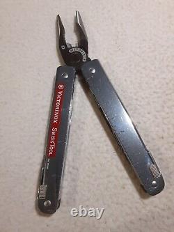 Victorinox Swiss Army Knife Swisstool Plus 6 Bits & Wrench New W Box & Paper