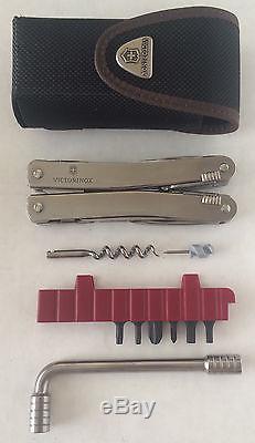 Victorinox Swiss Army Knife, Swisstool Spirit Plus With Wrench & Pouch 53804 NIB