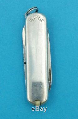 Victorinox Swiss Army Knife TIFFANY Classic SD Sterling 18K 99 CENTS NO RESERVE