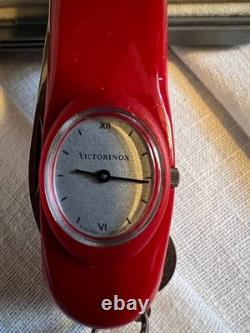 Victorinox Swiss Army Knife Time Keeper Roman Numerals Clock Discontinued & Case