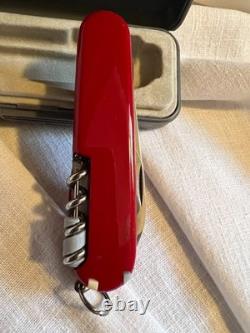 Victorinox Swiss Army Knife Time Keeper Roman Numerals Clock Discontinued & Case