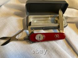 Victorinox Swiss Army Knife Time Keeper Roman Numerals Clock Discontinued & Case