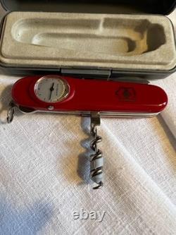 Victorinox Swiss Army Knife Time Keeper Roman Numerals Clock Discontinued & Case