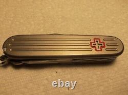 Victorinox Swiss Army Knife Titanium Handles & 14 Functions Was $250 Reduced