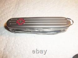 Victorinox Swiss Army Knife Titanium Scales & 14 Functions Was $250 Reduced