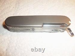 Victorinox Swiss Army Knife Titanium Scales & 14 Functions Was $250 Reduced