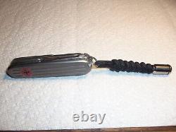 Victorinox Swiss Army Knife Titanium Scales & Titanium Lanyard Was $275