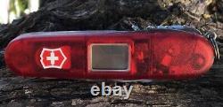 Victorinox Swiss Army Knife, Traveller Lite, Translucent Red, 53878 New In Box