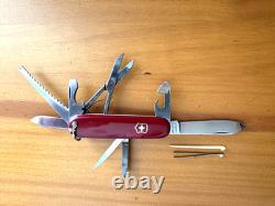 Victorinox Swiss Army Knife Vintage Fisherman Pre 1975 91mm with12 Tools Hoffritz