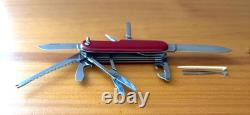 Victorinox Swiss Army Knife Vintage Fisherman Pre 1975 91mm with12 Tools Hoffritz