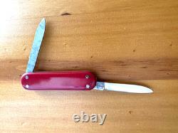 Victorinox Swiss Army Knife Vintage Princess Red withOutside Rivets Rare find