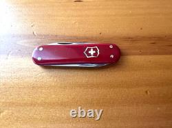 Victorinox Swiss Army Knife Vintage Princess Red withOutside Rivets Rare find