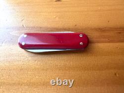 Victorinox Swiss Army Knife Vintage Princess Red withOutside Rivets Rare find