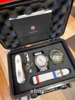 Victorinox Swiss Army Knife Watch Set with Case Rare