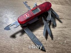 Victorinox Swiss Army Knife With Digital Clock Vintage EDC Multi Tool SAK