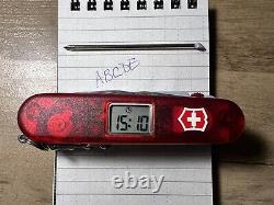 Victorinox Swiss Army Knife With Digital Clock Vintage EDC Multi Tool SAK