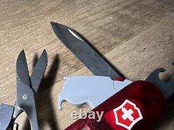 Victorinox Swiss Army Knife With Digital Clock Vintage EDC Multi Tool SAK