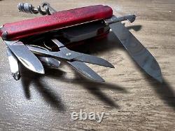 Victorinox Swiss Army Knife With Digital Clock Vintage EDC Multi Tool SAK