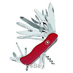 Victorinox Swiss Army Knife, Workchamp XL, Dark Red, Knive # 53771, New In Box